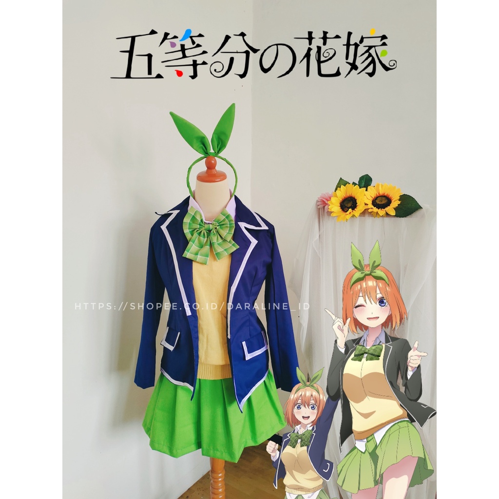 Kostum Cosplay Yotsuba Nakano