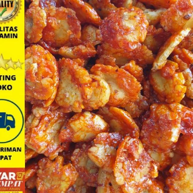 

limited STOCK!Emping Melinjo Balado Pedas manis isi 1kg Produk Cirebon|KD4