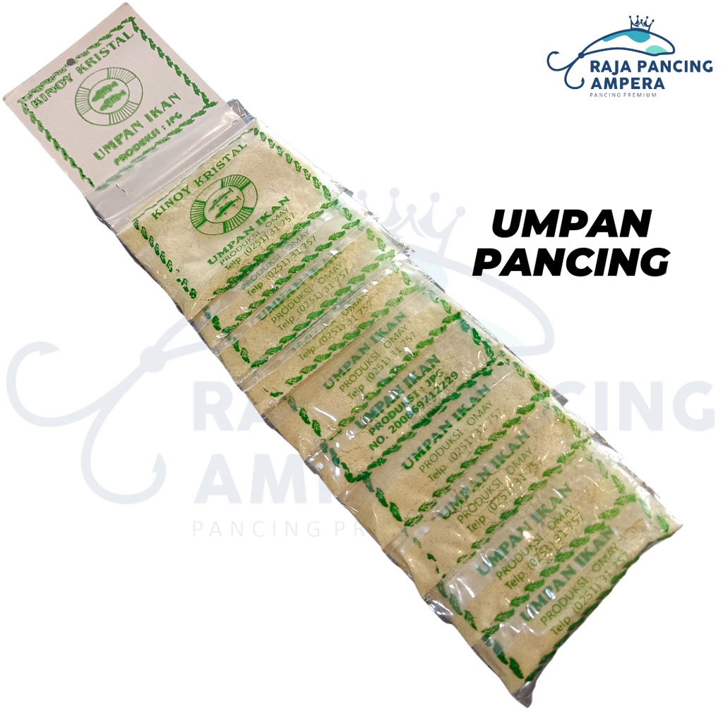 Pengeras Umpan Ikan Kinoy Serenceng Pelet Rentengan