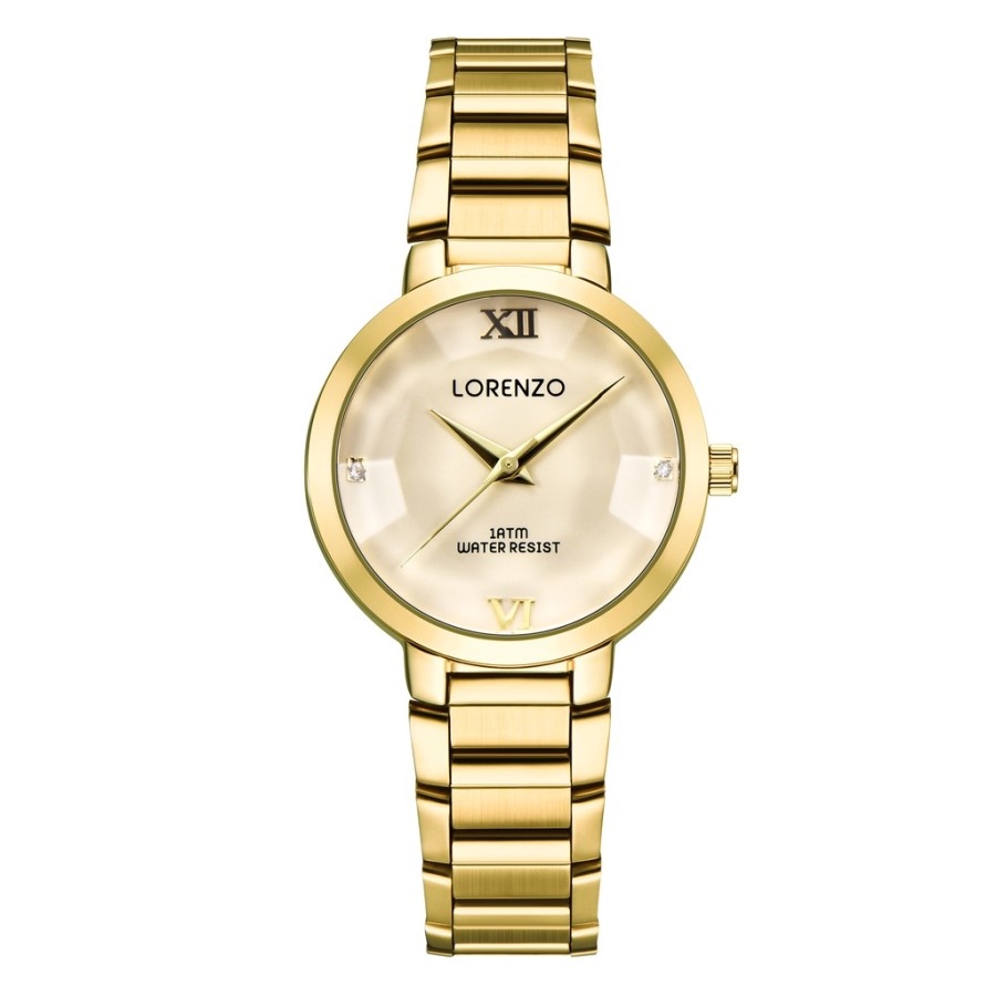 JAM TANGAN WANITA LORENZO R-7059L 7059L 7059 ORIGINAL ANTI AIR RANTAI