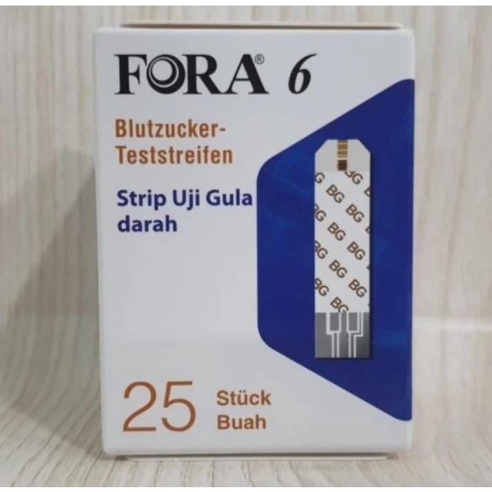 Jual Strip Gula Darah Fora Glucose Glukosa Fora Plus In Isi