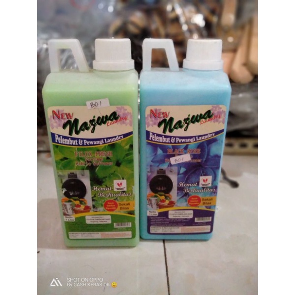 PELEMBUT DAN PEWANGI LAUNDRY/PEWANGI CUCIAN/PELEMBUT & PEWANGI NAJWA 1.000ML