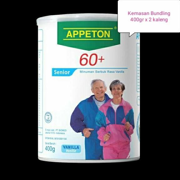 

[ COD ] Susu Appeton 60+ 900gram Vanilla / Susu Lansia 900 gr / Susu Orang Tua