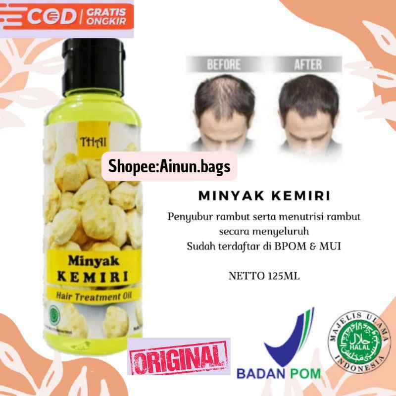 Minyak Kemiri Thailand/ Minyak Penumbuh Rambut