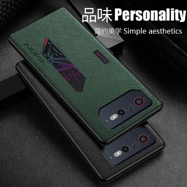 ASUS ROG PHONE 6 SOFT CASE CANVAS CROSS PATTERN