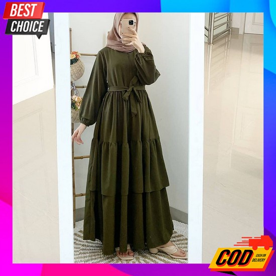 Gamis Brukat Dewasa Remaja Kekinian Terbaru 2022 Boutiq Mewah Maxi Til Zaput Gamis Wanita Terbaru K