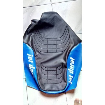 Kulit Jok Motor RX King Jet Darat FULL BIRU