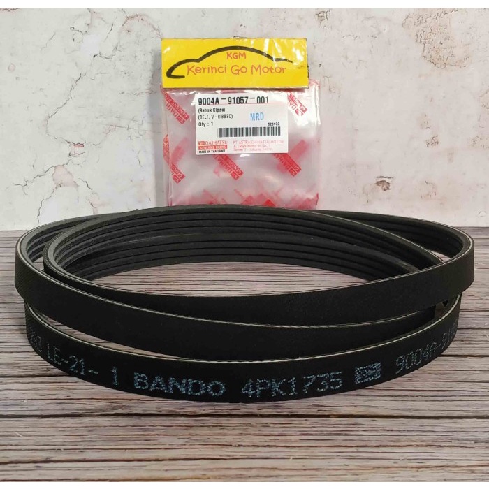 VAN BELT 4PK 1735 ASLI 9004A-91057 TALI KIPAS ALL NEW AVANZA 1.3 12-15