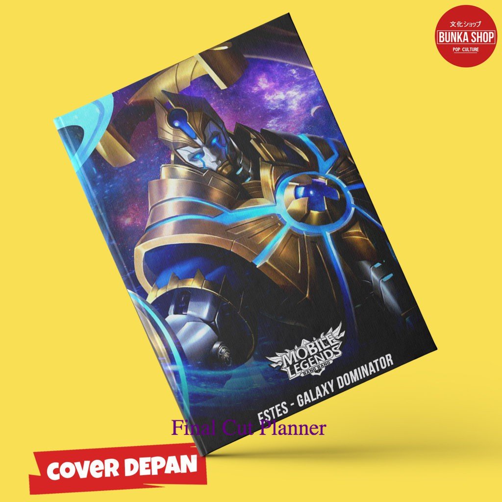

Note Book Game Mobile Legends Estes Galaxy Dominator Hardcover A5 Buku Catatan Buku Tulis Murah .