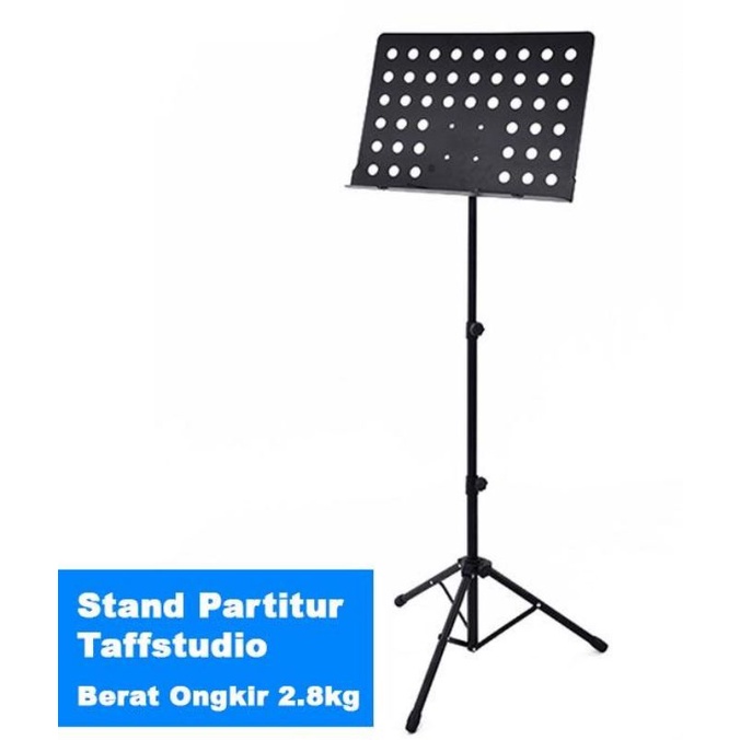 Dudukan Buku Adjustable Stand baca Stand partitur Stand Lirik Stand Musik Stand Vokalis dll