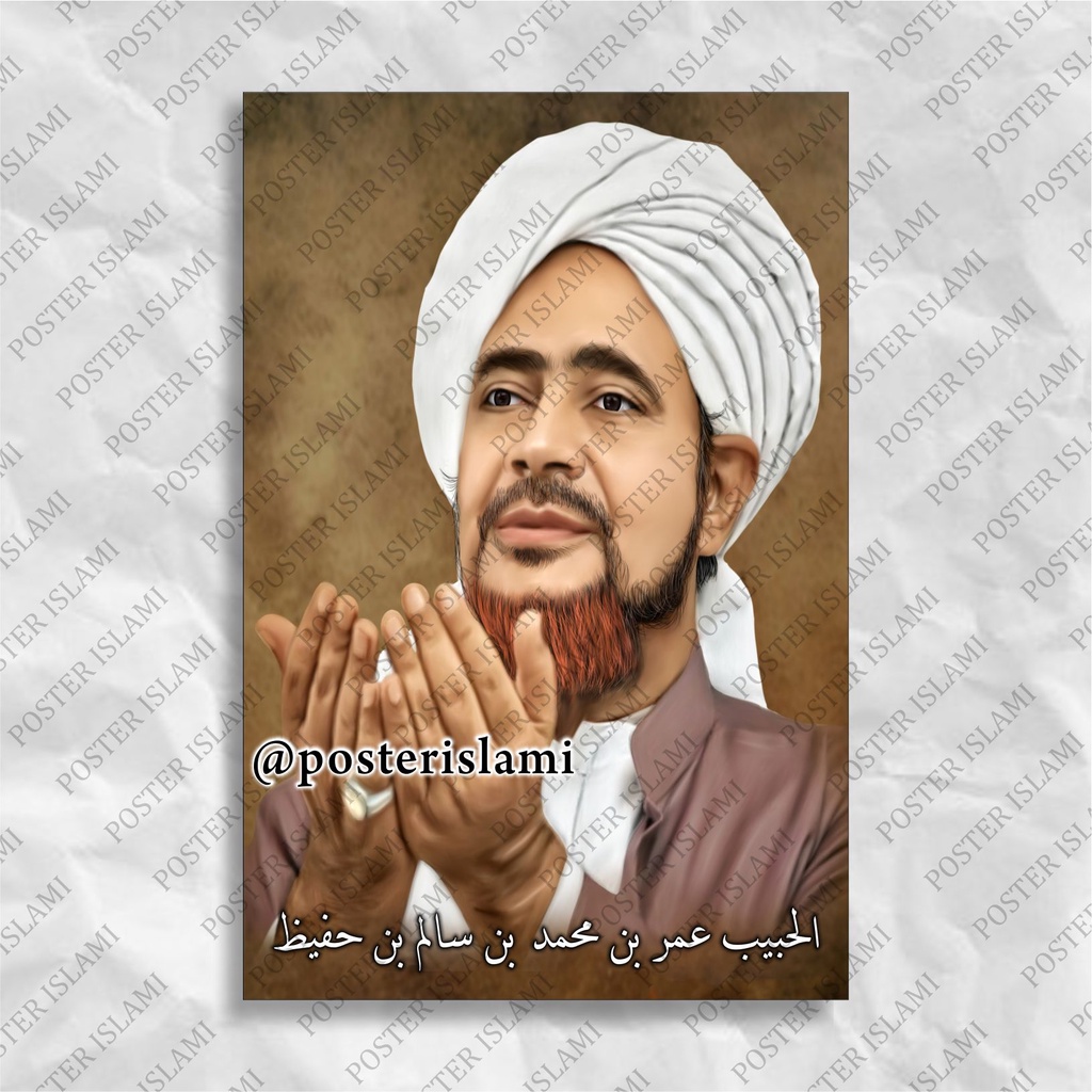 Jual Poster Habib Umar Bin Muhammad Bin Salim Bin Hafidz 25