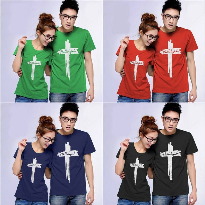 BAJU NATAL - KAOS NATAL MERRY CHRISTMAS HALLELUJAH - TSHIRT NATAL