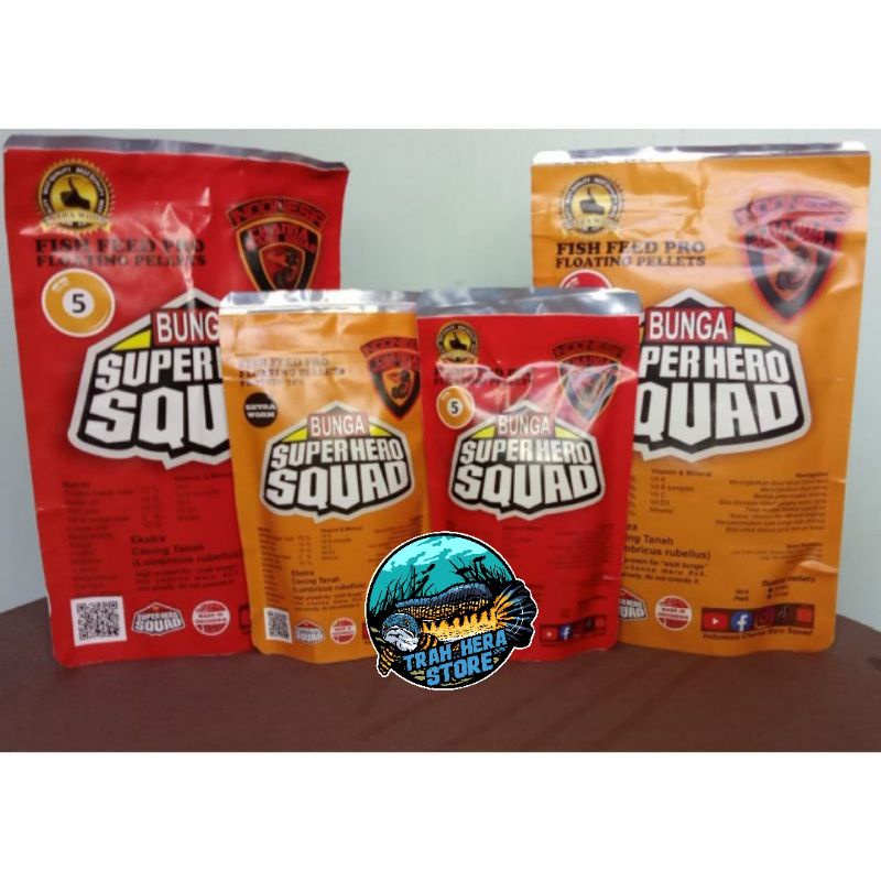 Pelet Bunga SuperHero Squad