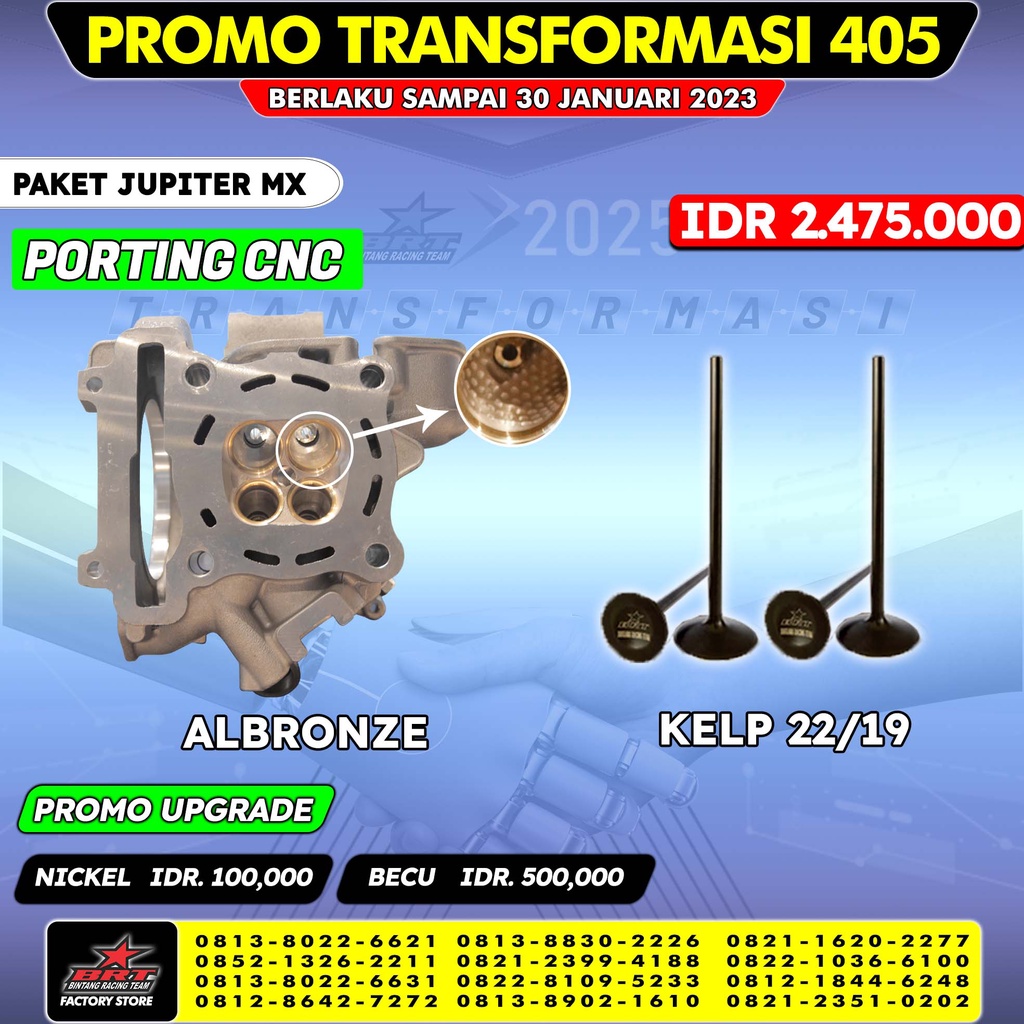 CYLINDER HEAD JUPITER MX OLD / NEW / MX KING / VIXION / R15 / XABRE BRT