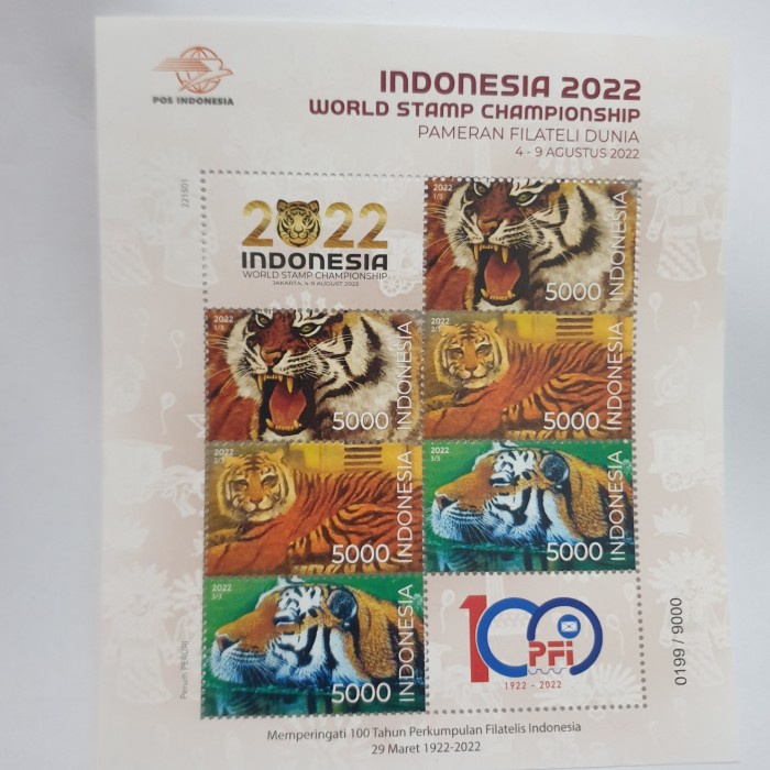 

Dijual Mini Sheet Indonesia 2022 World Stamp Championship Kondisi Baru Hot Sale