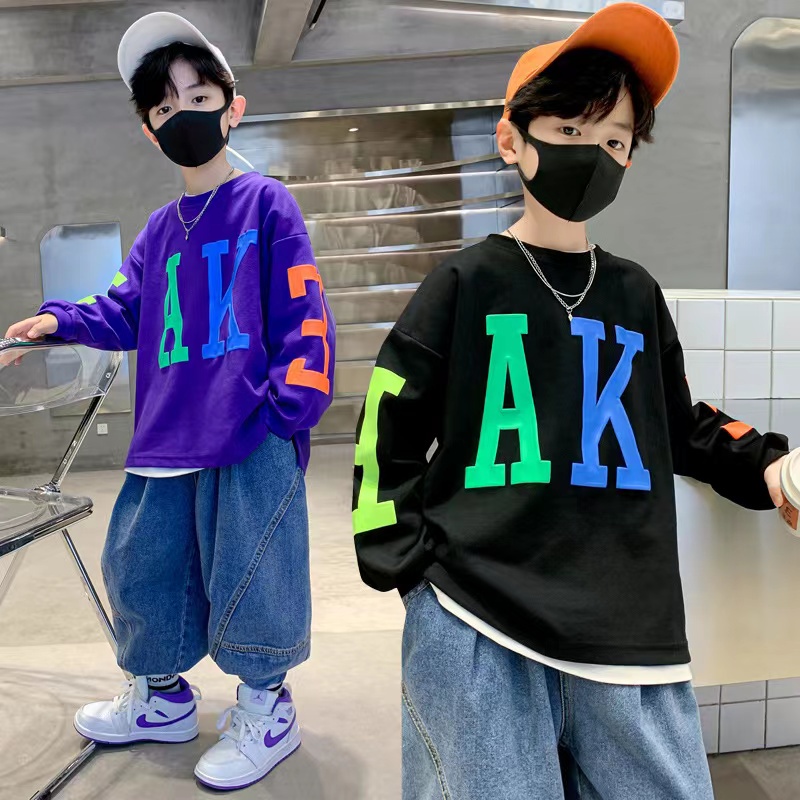 【Happy Baby】5-15Tahun Baju Cowok Lengan Panjang  SY-02