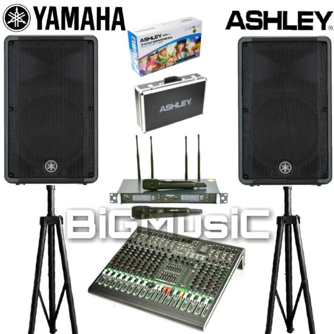 Paket Soundsystem Ashley - Yamaha Dbr 15 Original 15 Inch