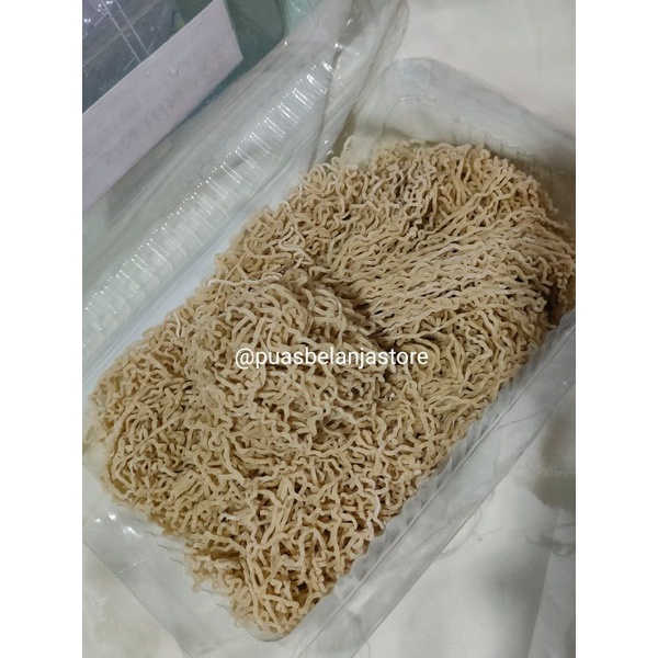 Mie Bakmie Telur Spesial HALAL 100% ASLI Wangi Mie Mentah Kecil Keriting 500g