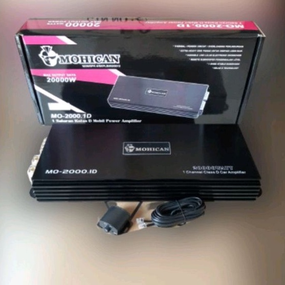 AMPLIFIER MONOBLOCK MOHICAN 2000.1D MONOBLOK MOHICAN 2000.1D MONOBLOCK MOHICAN MO-2000.1D