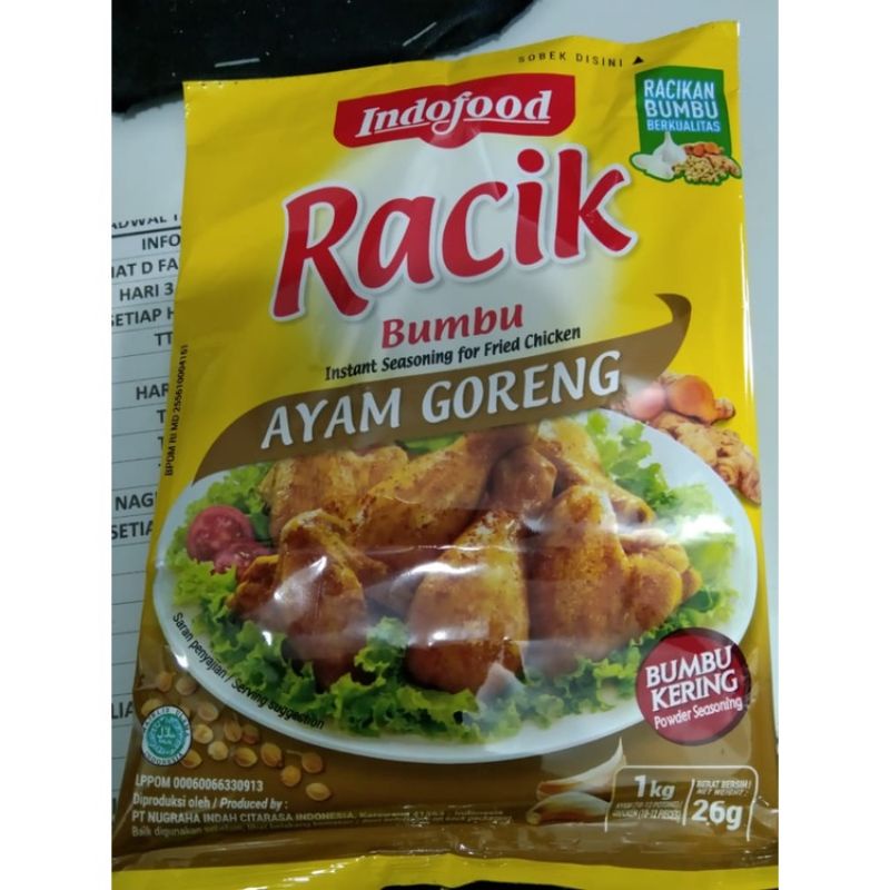 

bumbu racik ayam goreng 26gram
