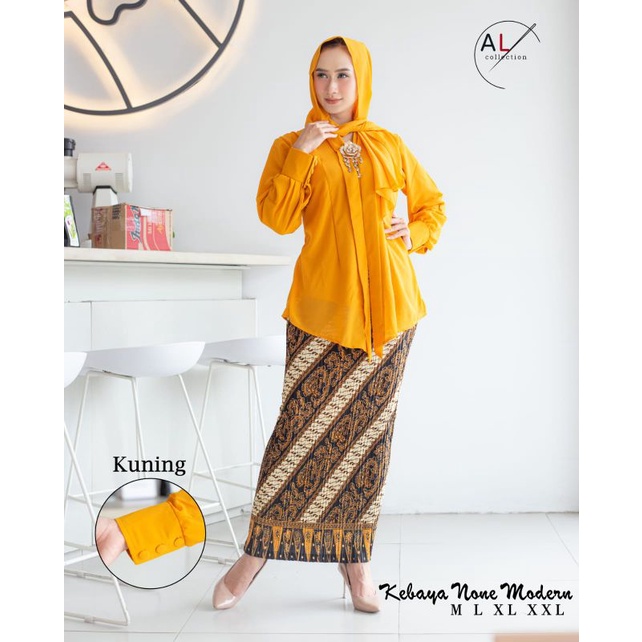 Kebaya Kartini Floy Busui Modern / Kebaya Wisuda / Kebaya Modern / Kebaya Bahan Non Brukat / Kebaya Pesta / Kebaya Pagar Ayu