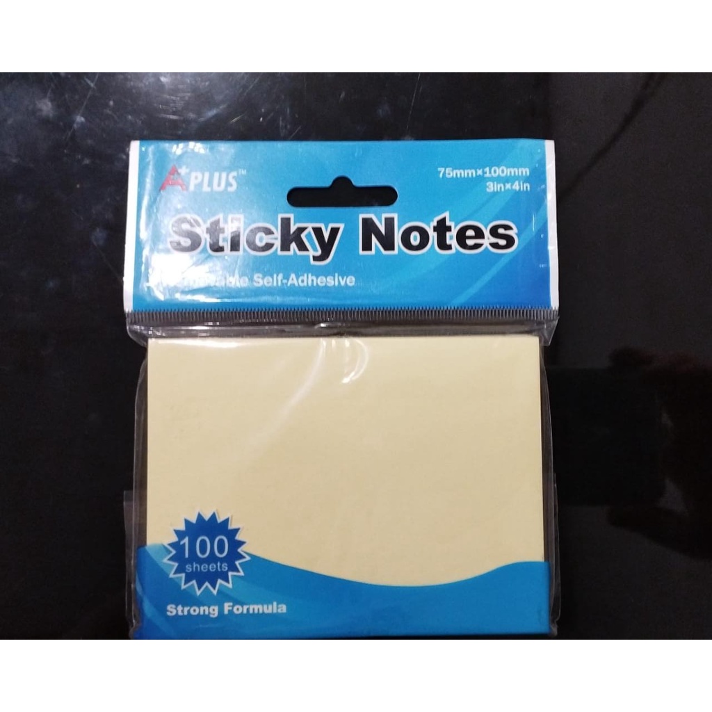 

Sticky Notes A plus besar 3 x 4 inch