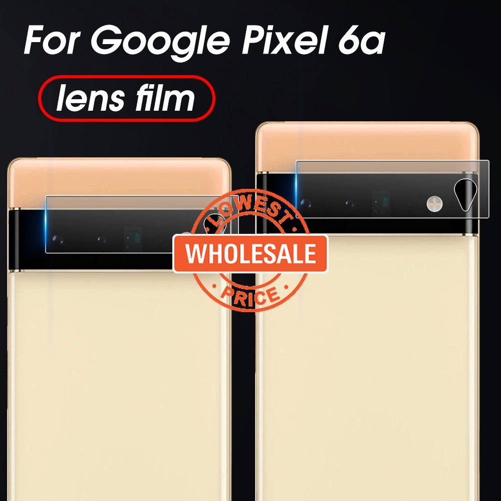 Film Tempered Glass 9H Anti Gores Pelindung Lensa Kamera Belakang Google Pixel 6A