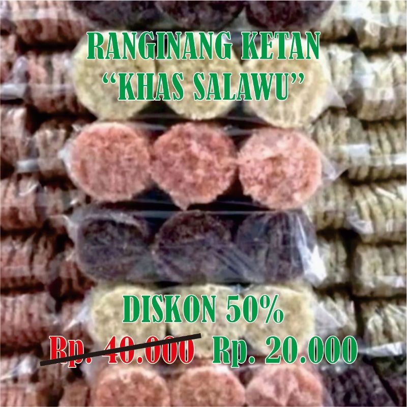 

Ranginang Beras Ketan Khas Salawu 500 gram
