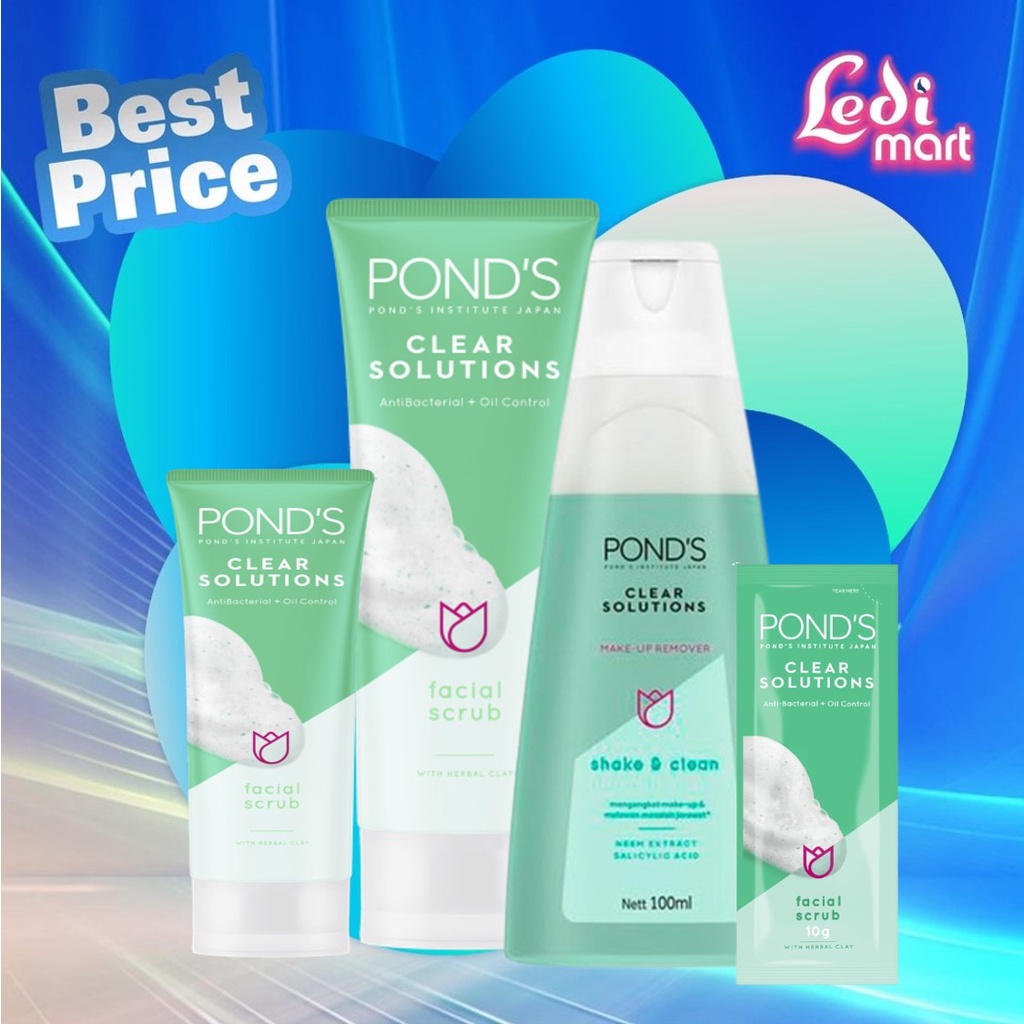 ORIGINAL Ponds SKINCARE Series / Pond's Age Miracle / Pond Clear Solution / Ponds Bright Beauty / Shake &amp; Clean /LEDI MART