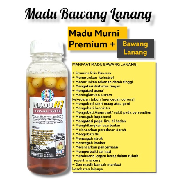 

Madu Bawang Lanang Premium Madu Akasia Mangium Fermentasi Bawang Lanang