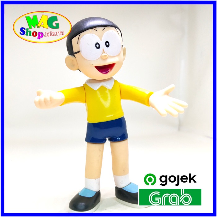 Jual Mainan Figure Nobita - Miniatur Pajangan Serial Doraemon Action Gilaa