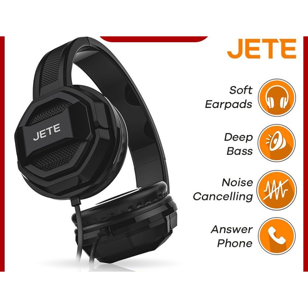 TGM - Headphone I Headset Stereo JETE HB2 with Noise Cancelling