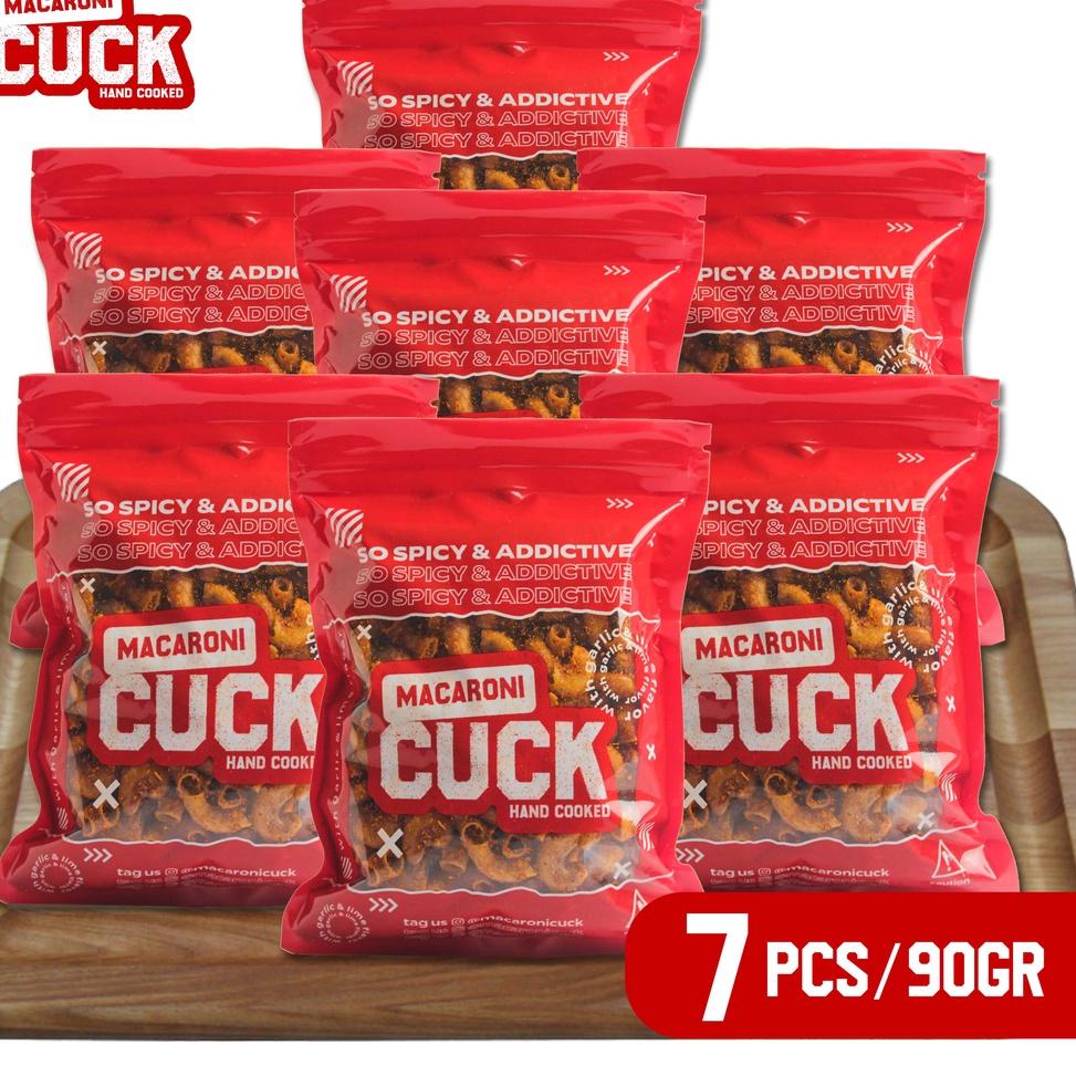 

[PROMO PGC48] Makaroni Pedas Cuck 7 Pcs Kemasan Reguler Harga Murah