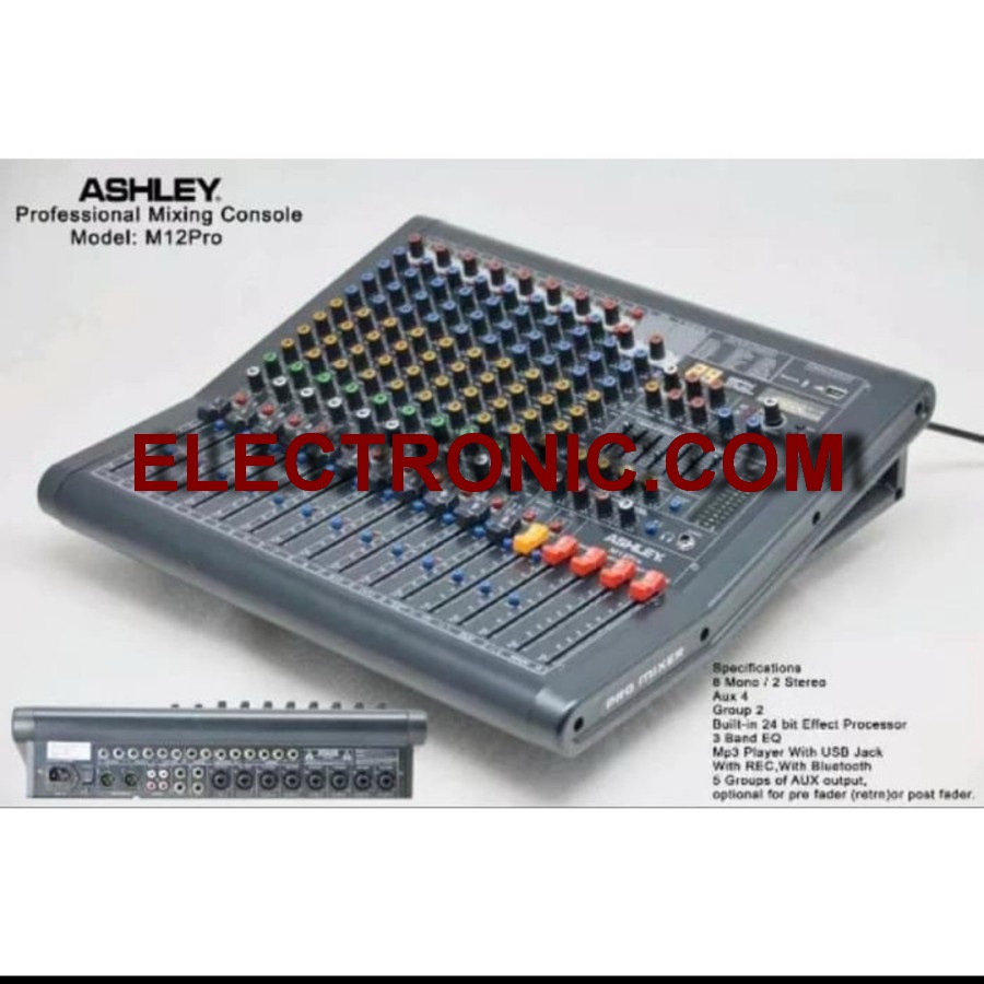 mixer ashley m12pro / m 12 pro original garansi 1tahun