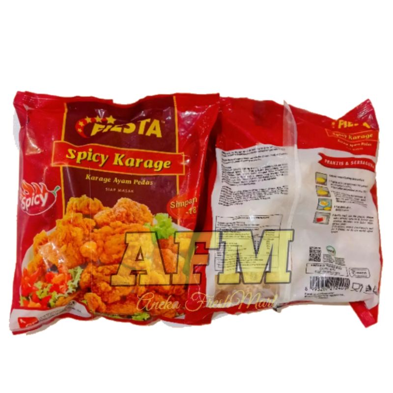 

FIESTA SPICY KARAGE 500GR SPICY CHICKEN KAARAGE AYAM PAHA OLAHAN