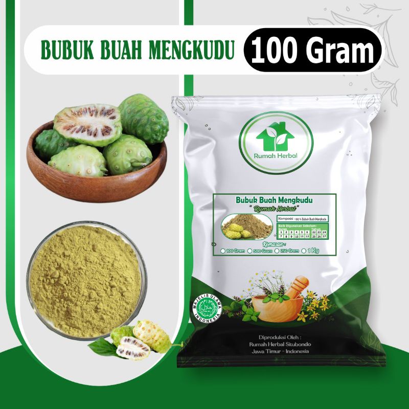 

bubuk buah mengkudu murni 100 gr