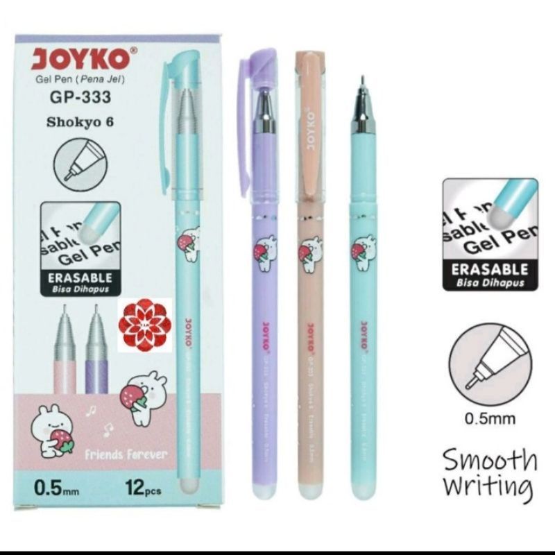 

Erasable Gel Pen Pulpen Pena Bisa Di Hapus Joyko GP-333