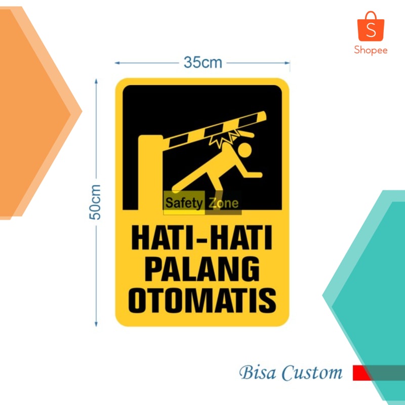 

Terlaris RAMBU PLANG/PLAT/LALU LINTAS HATI HATI PALANG OTOMATIS 35X50CM Elegan