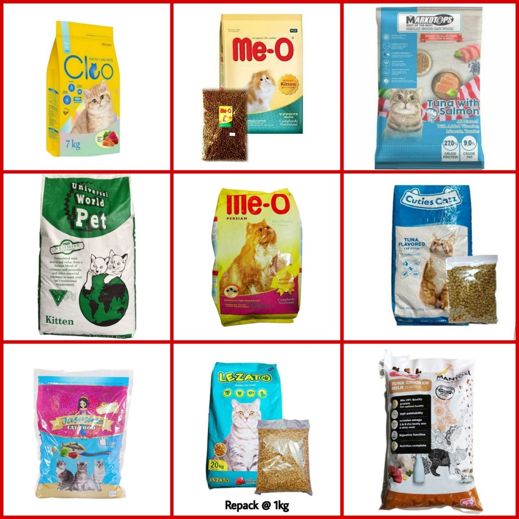 Makanan Kucing 800 Gram / Dry Food / Makanan Kering Repack