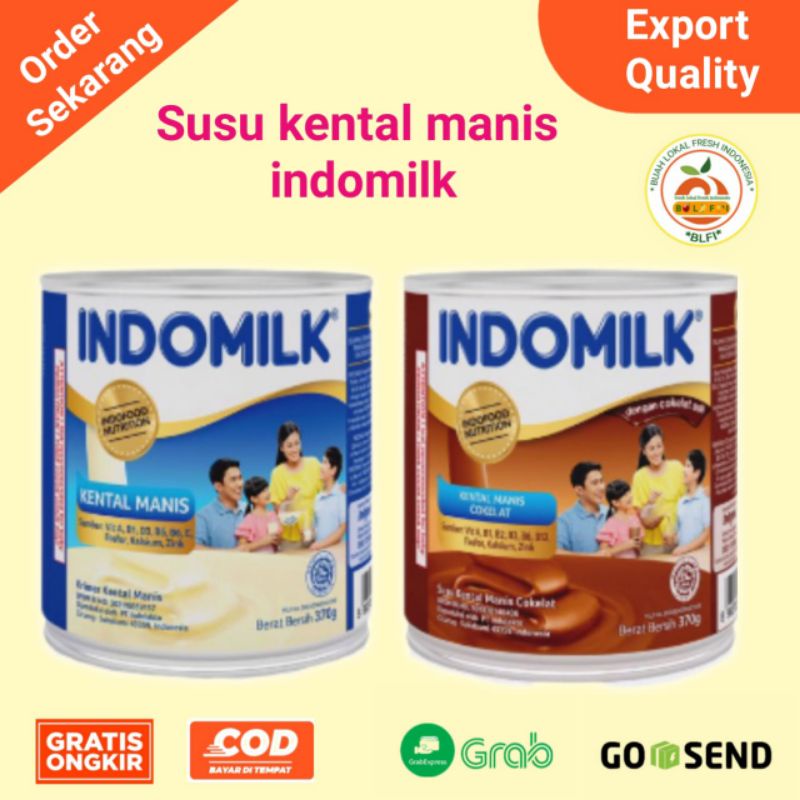

SUSU INDOMILK KEMASAN KALENG 370GRAM VARIASI RASA