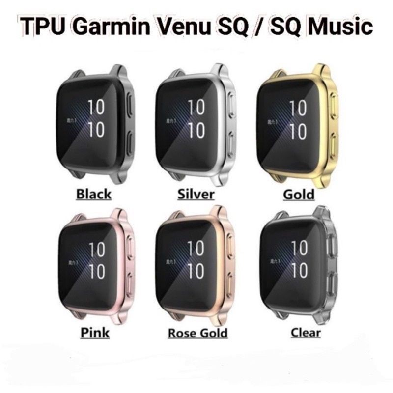 Tpu Case Garmin Venu SQ/ Venu SQ Music /Venu SQ2 /Venu SQ2 Music Soft Bumper Silicone