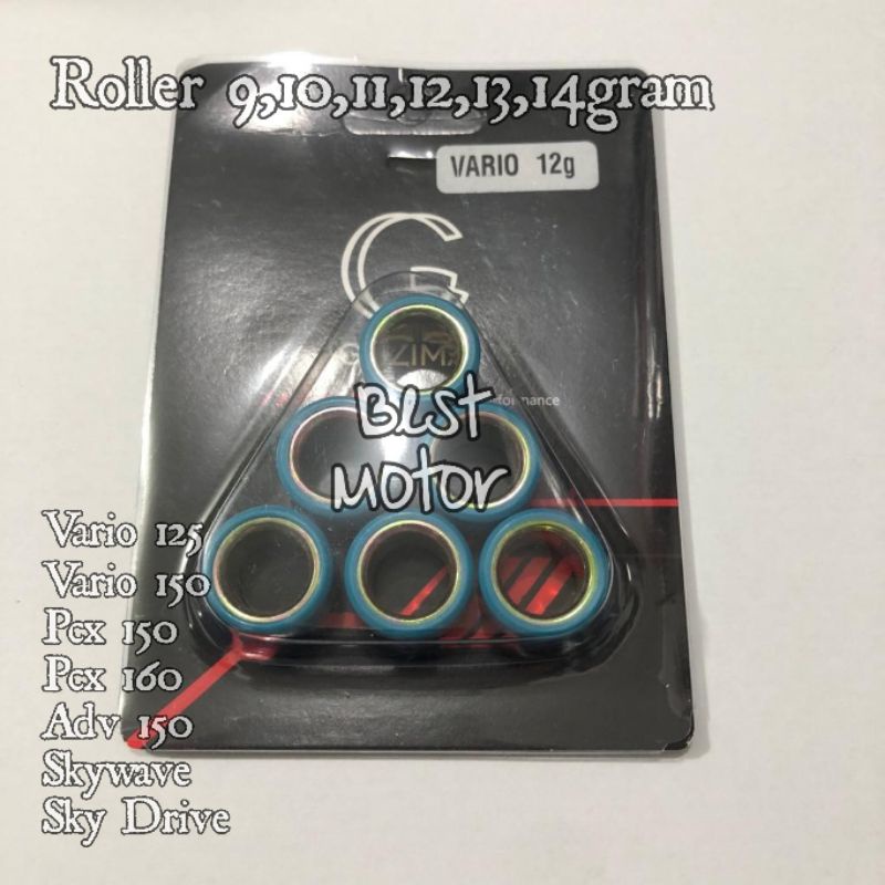 Roller Vario 125 / Vario 150 / PCX 150 /Adv 150 Spin Roller Gozima  Uk 9,11,12,13,14 Gram