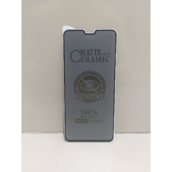 TEMPERED GLASS MATTE FILM CERAMIC PRIVACY SPY VIVO V20 PRO / VIVO V23 5G / VIVO S7 / VIVO S9 / Vivo V20 Pro / Vivo V23 5G / Vivo S7 / Vivo S9