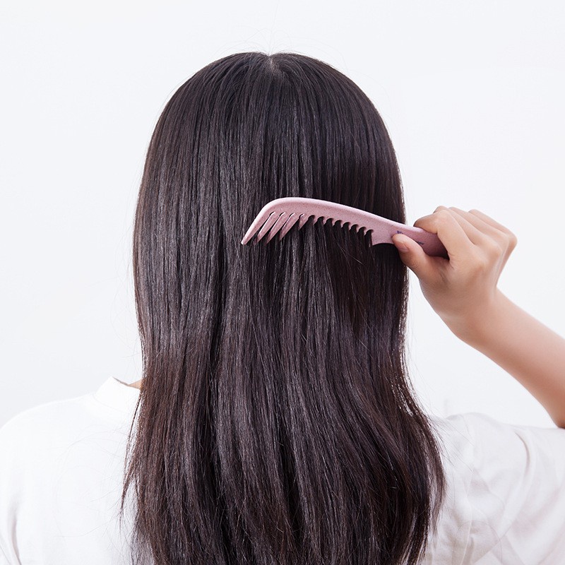 Sisir Gagang Jarang Besar Fancy Karakter Anti Kusut / Sisir Rambut Renggang Karakter Kartun / Hair Comb