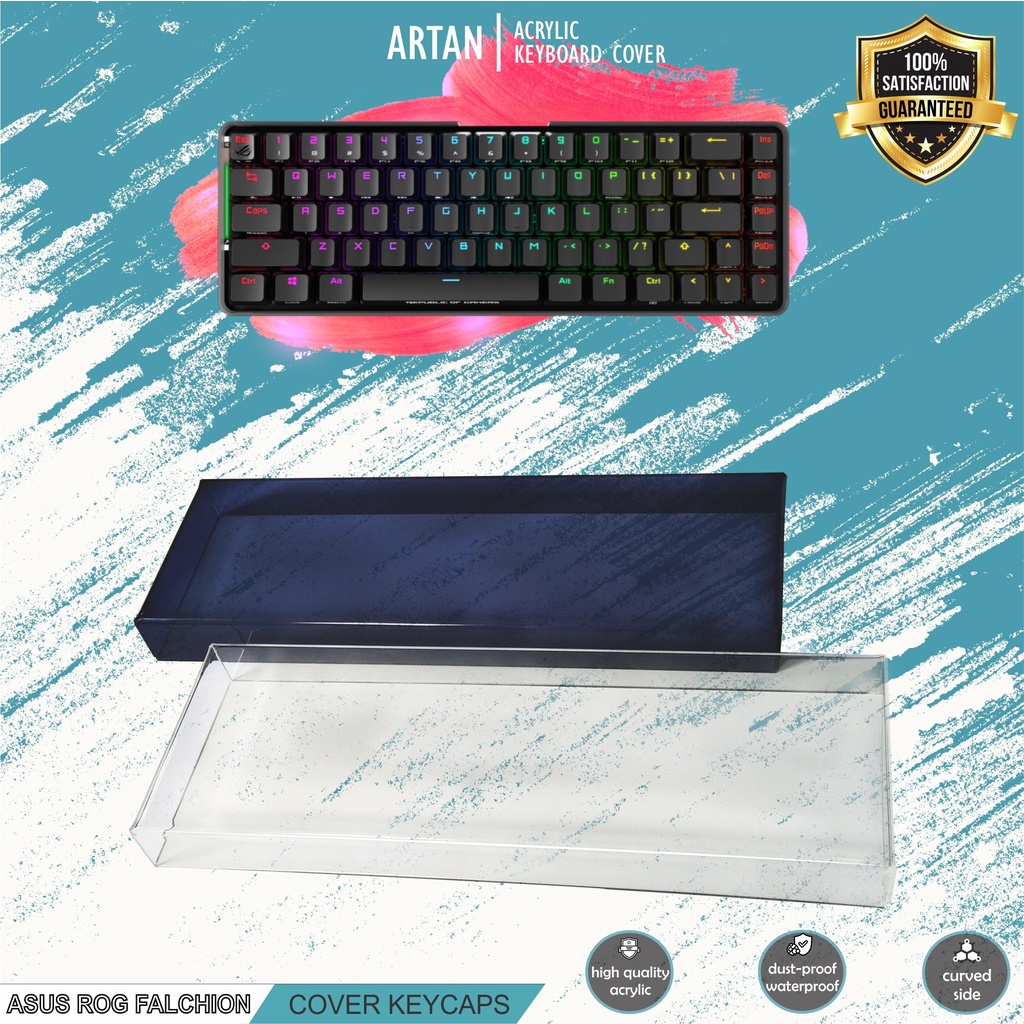ASUS ROG FALCHION 65 ACRYLIC KEYCAPS COVER PELINDUNG CAPS KEYBOARD MECHANICAL