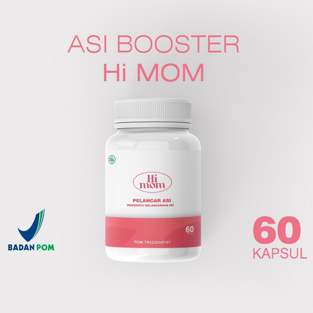 ASI BOOSTER / PELANCAR ASI 60 Kapsul  BPOM Hi Mom