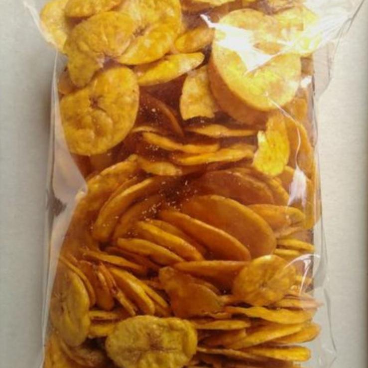 

Terbaru dan terlaris KERIPIK PISANG MANIS / PISANG KOIN BERAT 500 GRAM 