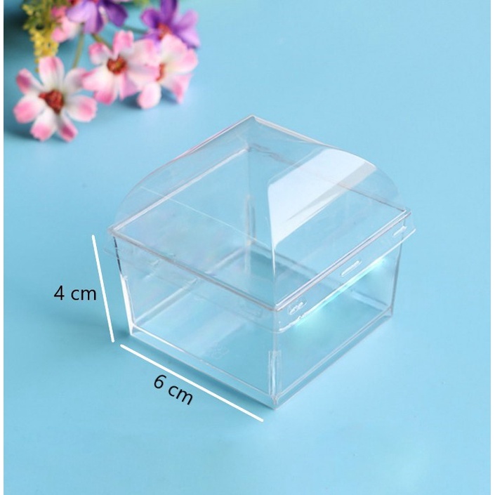 Cup Jelly Pudding Kotak – Mini Dessert Cup CH 33 + Tutup (10 pcs)