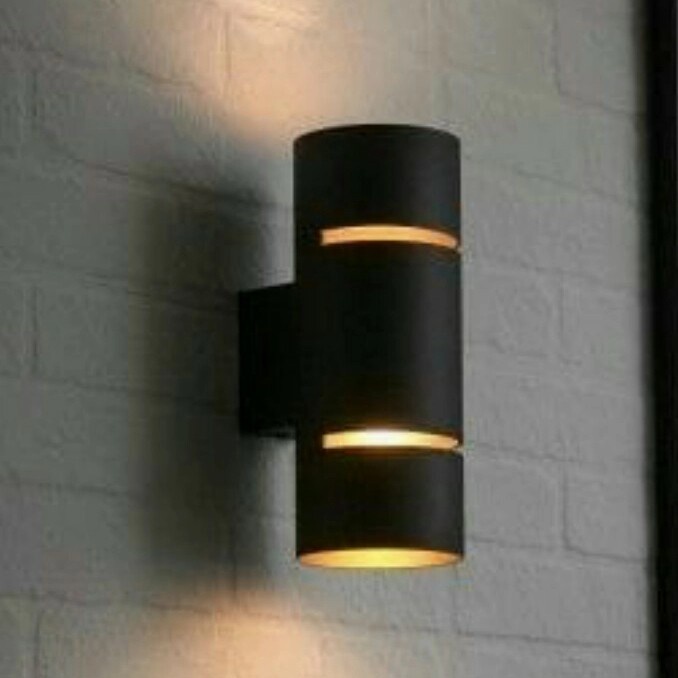 lampu hias diding,pilar,tiang teras rumah,kamar,taman,cafe - Putih