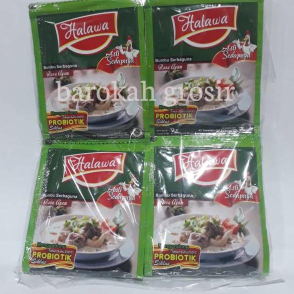 

Original HALAWA kaldu alami 24 sachet probiotik rasa ayam atau sapi murah